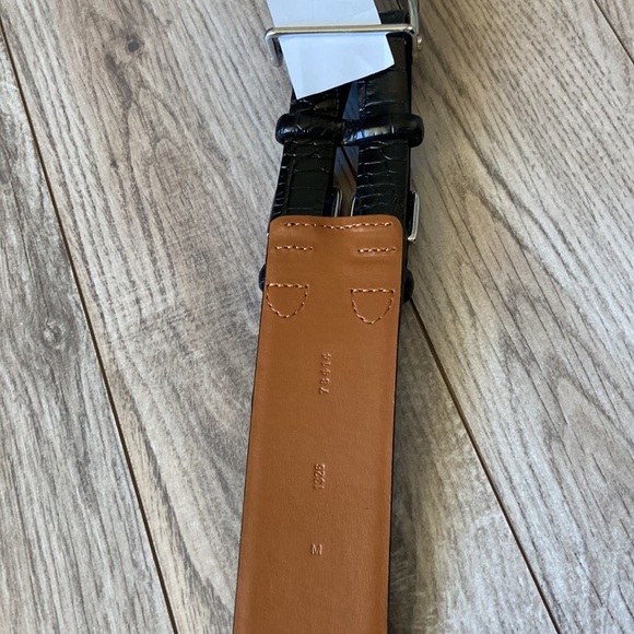 Ralph Lauren leather belt Black size M NWT - Picture 5 of 6